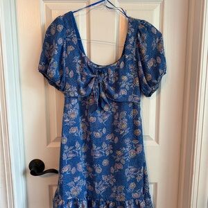 Sienna Sky Blue‎ Floral Dress